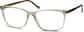 Angle view of Rectangle Glasses 4437124 in Green thumbnail