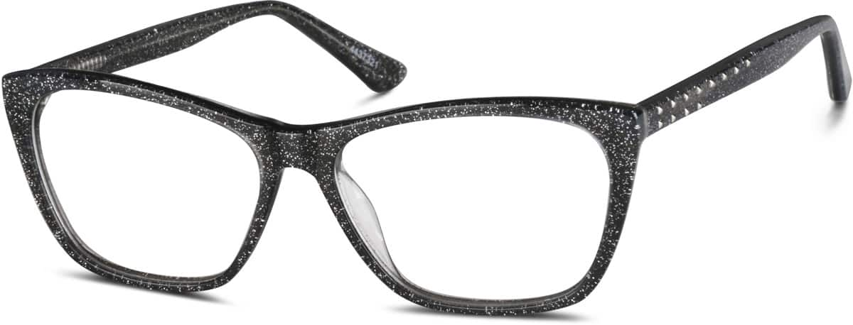 Angle view of Rectangle Glasses 4437321 in Galaxy