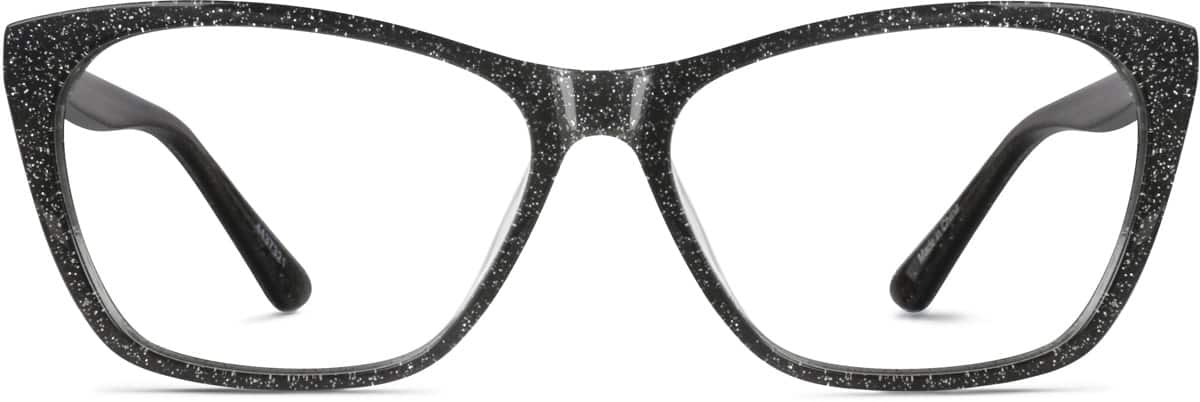 Front view of Rectangle Glasses 4437321 in Galaxy