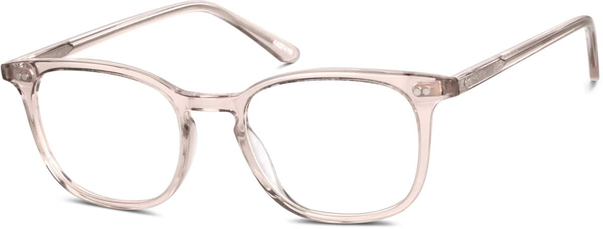 Angle view of Square Glasses 4437419 in Tawny