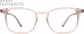 Front view of Square Glasses 4437419 in Tawny thumbnail