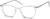 Angle view of Square Glasses 4437423 in Clear thumbnail