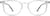 Front view of Square Glasses 4437423 in Clear thumbnail