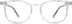 Square Glasses 4437423 in Clear