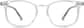 Front view of Square Glasses 4437423 in Clear thumbnail