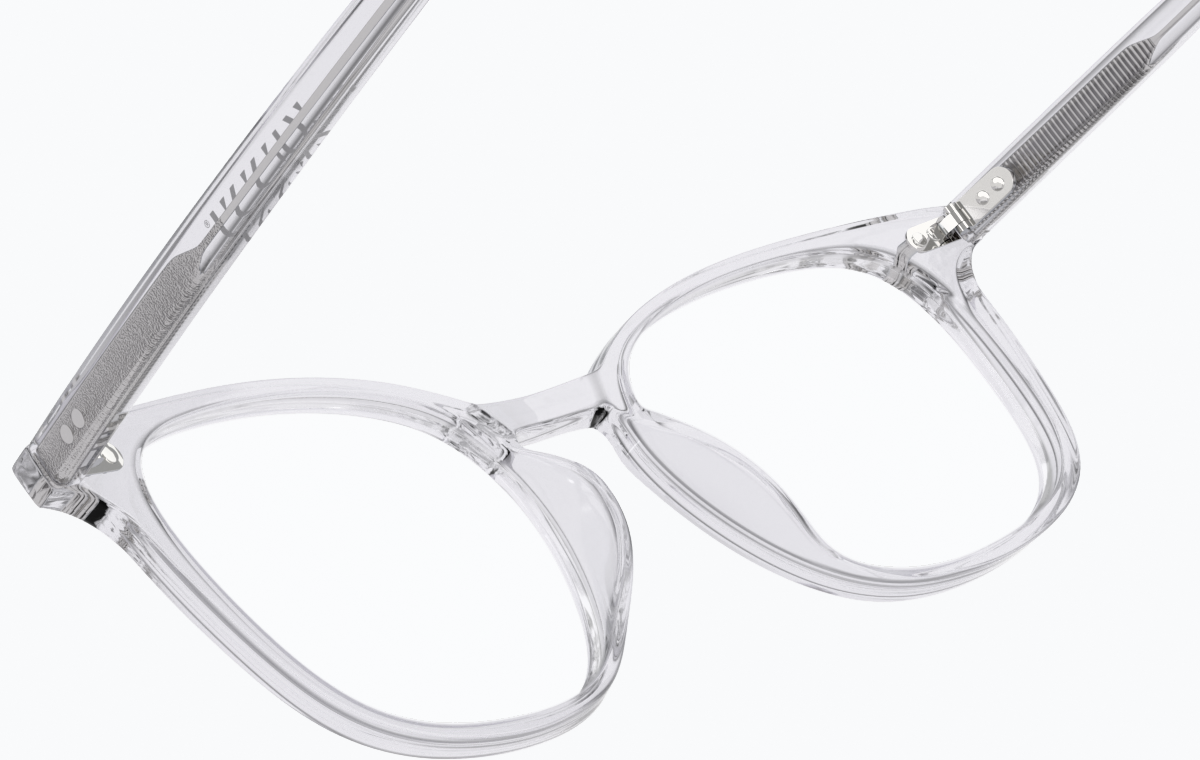 See-through view of Square Glasses 4437423 in Clear thumbnail