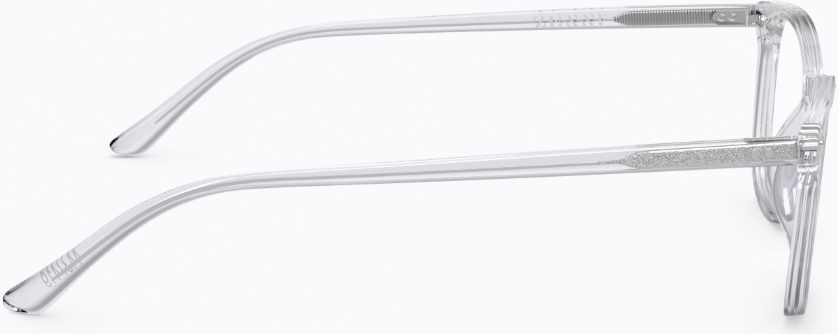 Side view of Square Glasses 4437423 in Clear thumbnail