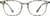 Front view of Square Glasses 4437424 in Green thumbnail