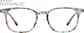 Front view of Square Glasses 4437424 in Green thumbnail