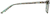 Side view of Square Glasses 4437424 in Green thumbnail
