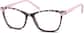 Angle view of Cat-Eye Glasses 4437619 in Pink thumbnail