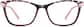 Front view of Cat-Eye Glasses 4437619 in Pink thumbnail