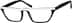 Rectangle Glasses 4437830 in Black