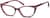 Angle view of Cat-Eye Glasses 4437918 in Red thumbnail