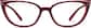 Front view of Cat-Eye Glasses 4437918 in Red thumbnail