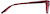 Side view of Cat-Eye Glasses 4437918 in Red thumbnail