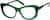 Angle view of Cat-Eye Glasses 4438124 in Green thumbnail