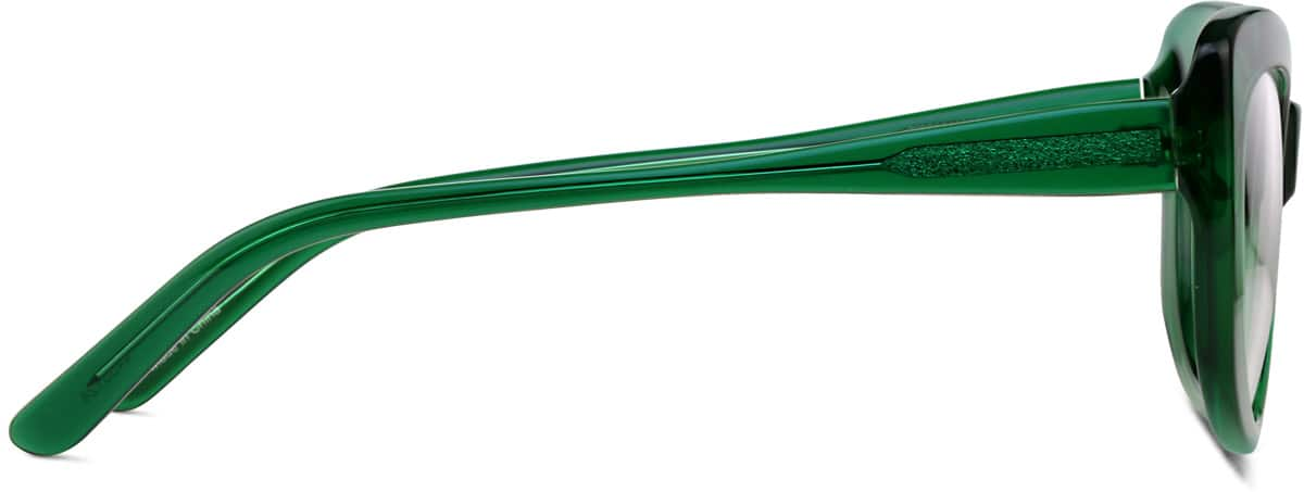 Side view of Cat-Eye Glasses 4438124 in Green