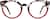 Front view of Round Glasses 4438319 in Pink Tortoiseshell thumbnail