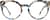 Front view of Round Glasses 4438339 in Blue Tortoiseshell thumbnail
