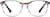 Front view of Square Glasses 4438512 in Desert thumbnail