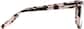 Side view of Square Glasses 4438719 in Pink Tortoiseshell thumbnail