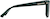 Side view of Square Glasses 4438724 in Evergreen thumbnail