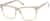 Angle view of Square Glasses 4438733 in Cream thumbnail