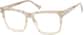 Angle view of Square Glasses 4438733 in Cream thumbnail