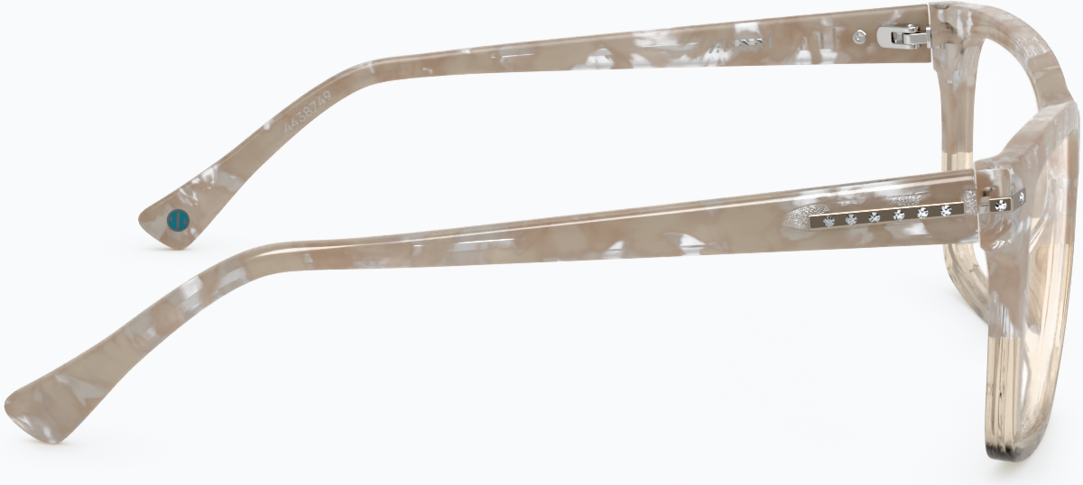 Side view of Square Glasses 4438733 in Cream thumbnail