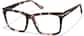 Angle view of Square Glasses 4438735 in Tortoiseshell thumbnail