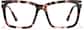 Front view of Square Glasses 4438735 in Tortoiseshell thumbnail