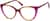 Angle view of Cat-Eye Glasses 4438817 in Sunset thumbnail