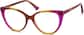 Angle view of Cat-Eye Glasses 4438817 in Sunset thumbnail