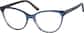 Angle view of Cat-Eye Glasses 4438916 in Sapphire thumbnail