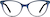 Front view of Cat-Eye Glasses 4438916 in Sapphire thumbnail