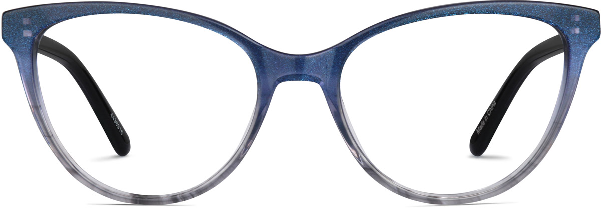 Sapphire Cat-Eye Glasses