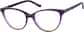 Angle view of Cat-Eye Glasses 4438917 in Amethyst thumbnail
