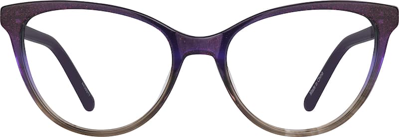 Amethyst Cat-Eye Glasses