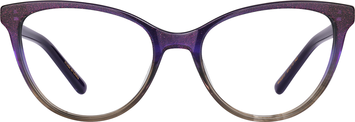 Amethyst Cat-Eye Glasses