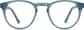 Front view of Kids' Round Glasses 4439216 in Slate thumbnail