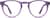 Front view of Kids' Round Glasses 4439217 in Purple thumbnail
