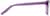 Side view of Kids' Round Glasses 4439217 in Purple thumbnail