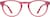 Front view of Kids' Round Glasses 4439219 in Pink thumbnail