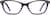 Front view of Kids' Rectangle Glasses 4439317 in Eggplant thumbnail