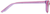 Side view of Kids' Rectangle Glasses 4439319 in Pink thumbnail