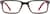 Front view of Kids' Rectangle Glasses 4439421 in Black thumbnail
