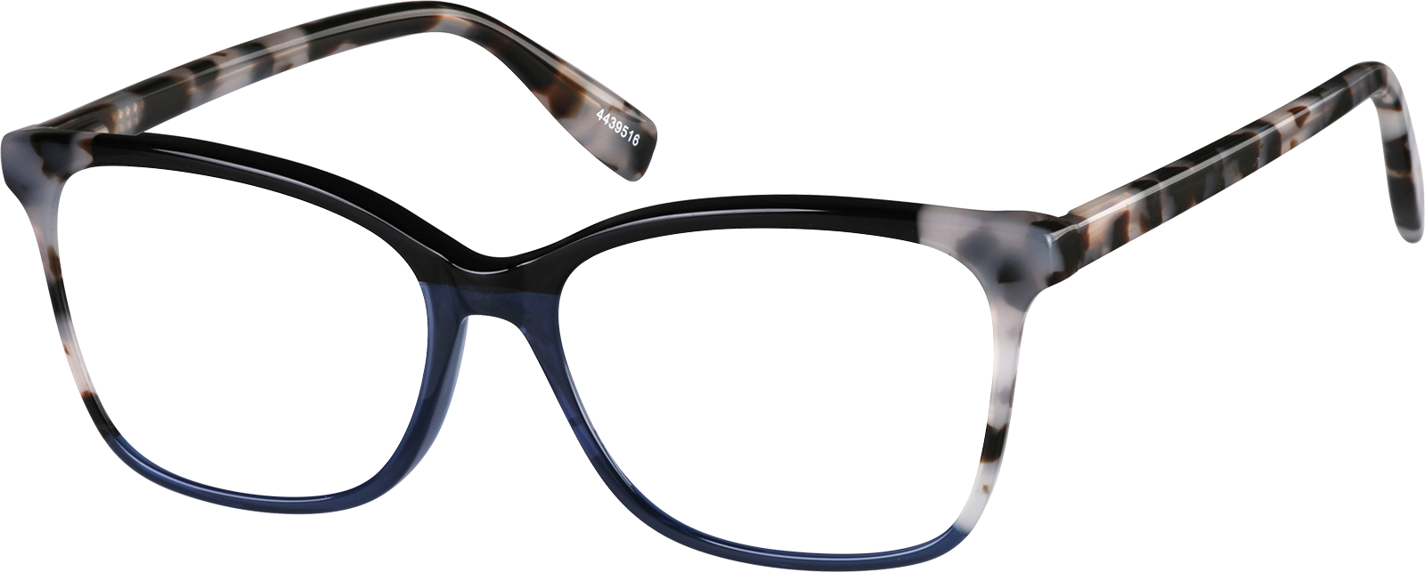 shanti♡ Blue Square Glasses #4439516 | Zenni Optical