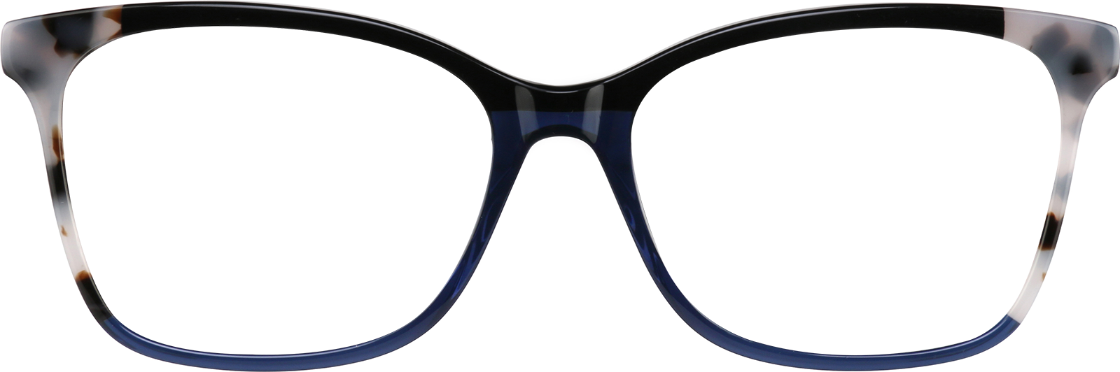 Blue Square Glasses #4439516 | Zenni Optical