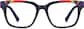 Front view of Uptown Glasses 4439916 in Rainbow thumbnail